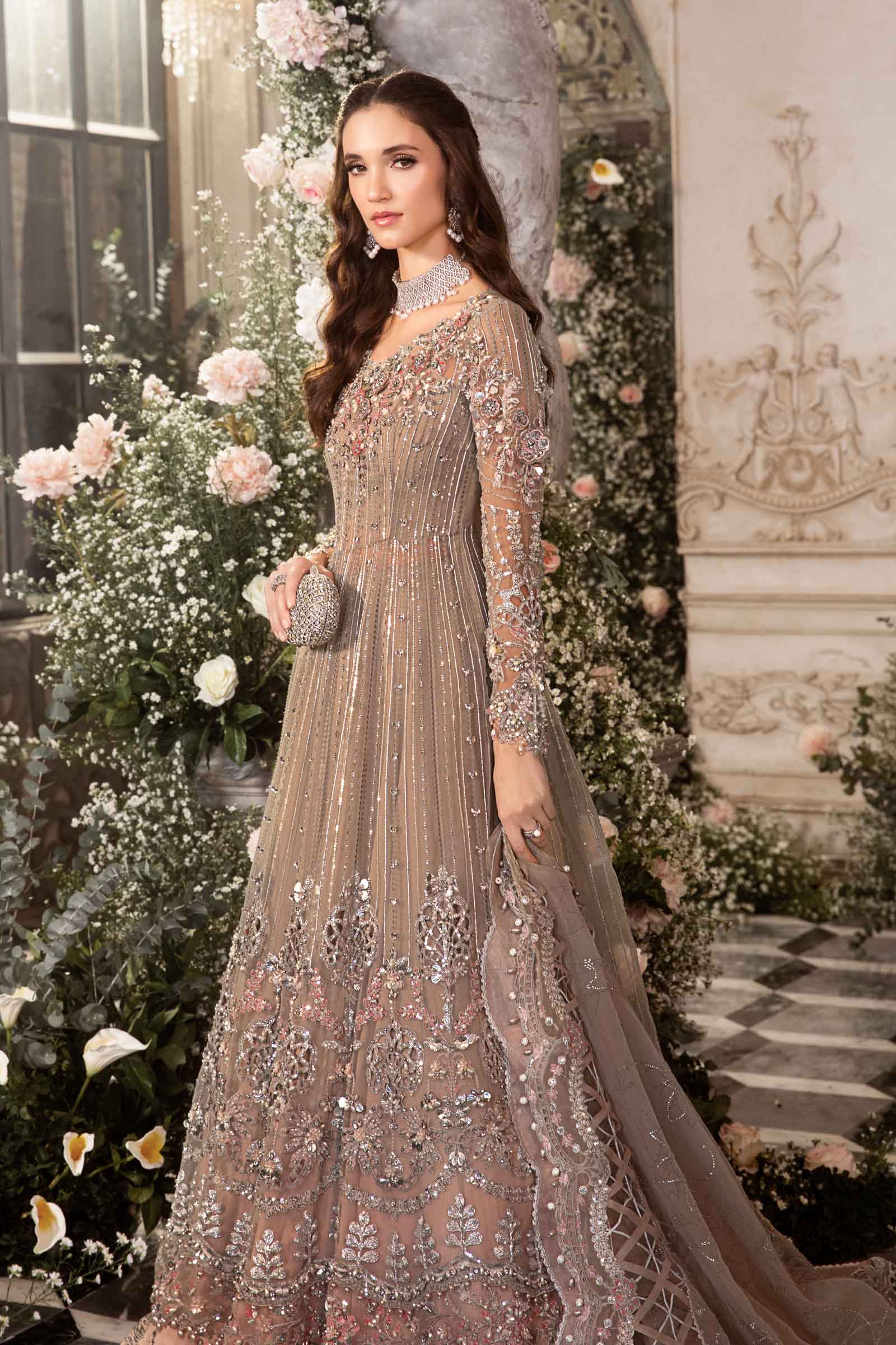 Unstitched Mbroidered | Grey BD-2703