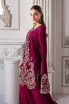 3 Piece Unstitched Embroidered Chiffon Suit | BD-3003