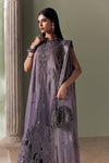 3 Piece Unstitched Embroidered Bell Raw Silk Suit