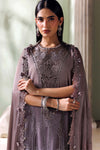 3 Piece Unstitched Embroidered Bell Raw Silk Suit