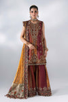 3 Piece Unstitched Embroidered Raw Silk Suit