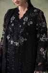 3 Piece Embroidered Chiffon Suit
