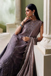 3 Piece Unstitched Embroidered Bell Raw Silk Suit