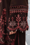3 Piece Unstitched Embroidered Twill Linen Suit