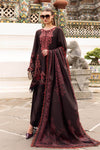 3 Piece Unstitched Embroidered Twill Linen Suit