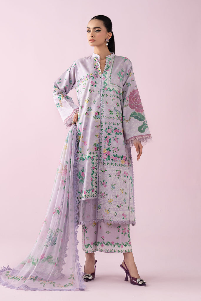 Maria B 3 Piece Embroidered Lawn Suit, view 1