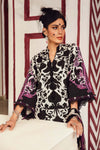 3 Piece Unstitched Embroidered Cambric Suit | MPT-2704-B