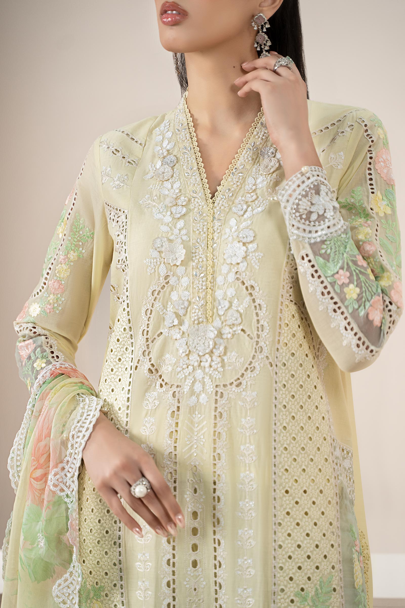 3 Piece Embroidered Lawn Suit | ELS-25-04