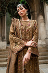 3 Piece Unstitched Embroidered Raw Silk Suit