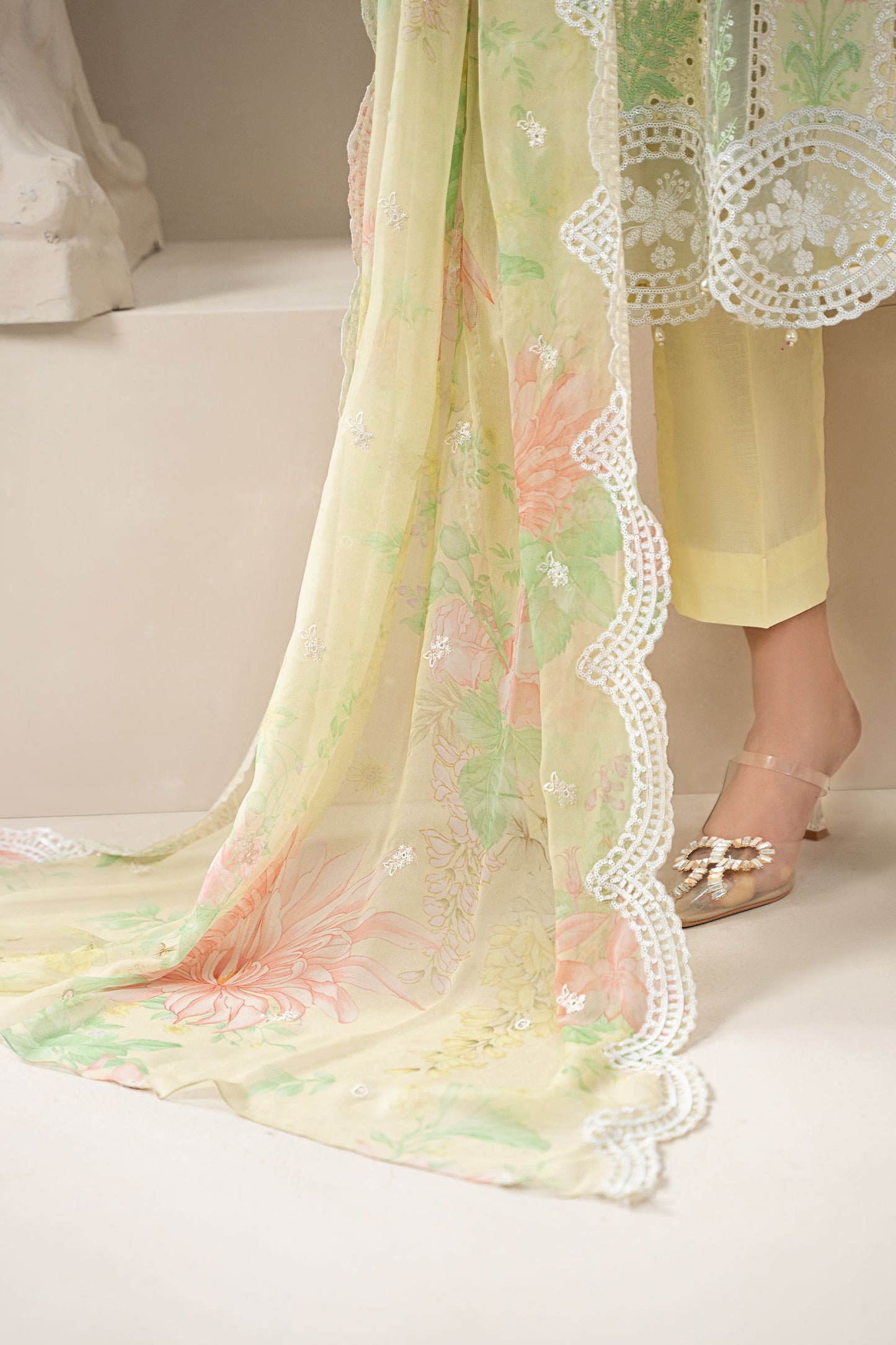 3 Piece Embroidered Lawn Suit | ELS-25-04