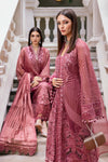3 Piece Unstitched Embroidered Organza Suit