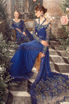 Unstitched Mbroidered | Cobalt Blue BD-2704
