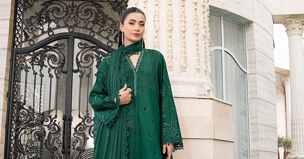 3 Piece Embroidered Lawn Suit