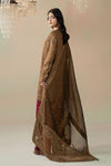 3 Piece Embroidered Raw Silk Suit