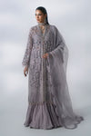 3 Piece Unstitched Embroidered Organza Suit
