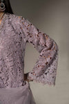 3 Piece Embroidered Organza Suit