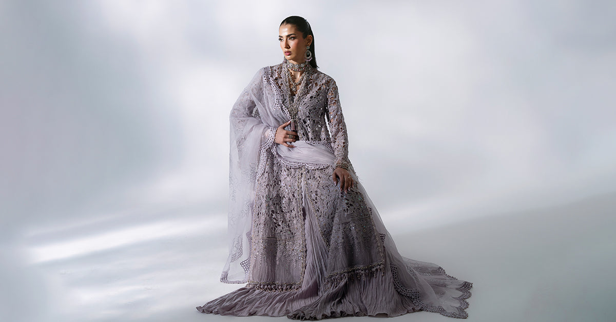 3 Piece Unstitched Embroidered Organza Suit