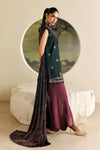 3 Piece Unstitched Embroidered Tusser Silk Suit