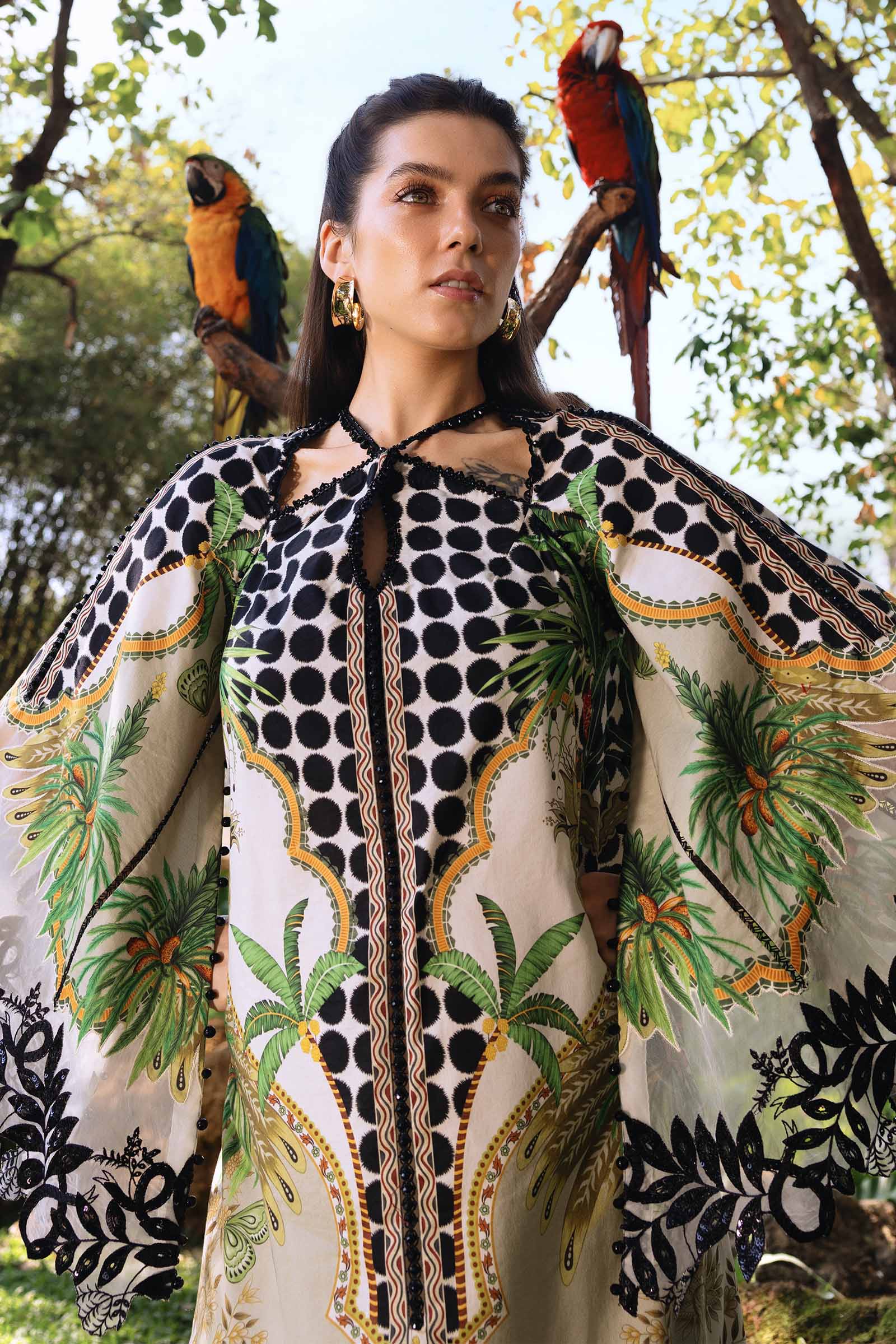 3 Piece Unstitched Embroidered Lawn Suit