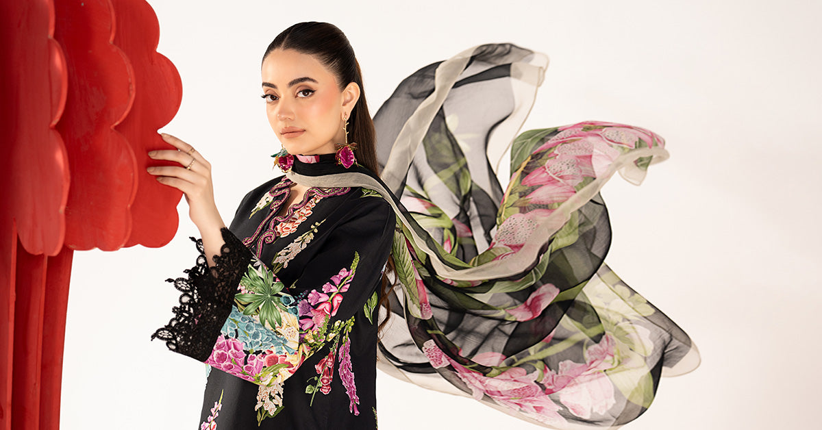 3 Piece Embroidered Lawn Suit