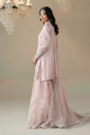 3 Piece Embroidered Raw Silk Suit