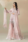 3 Piece Embroidered Raw Silk Suit