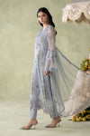 3 Piece Embroidered Chiffon Suit
