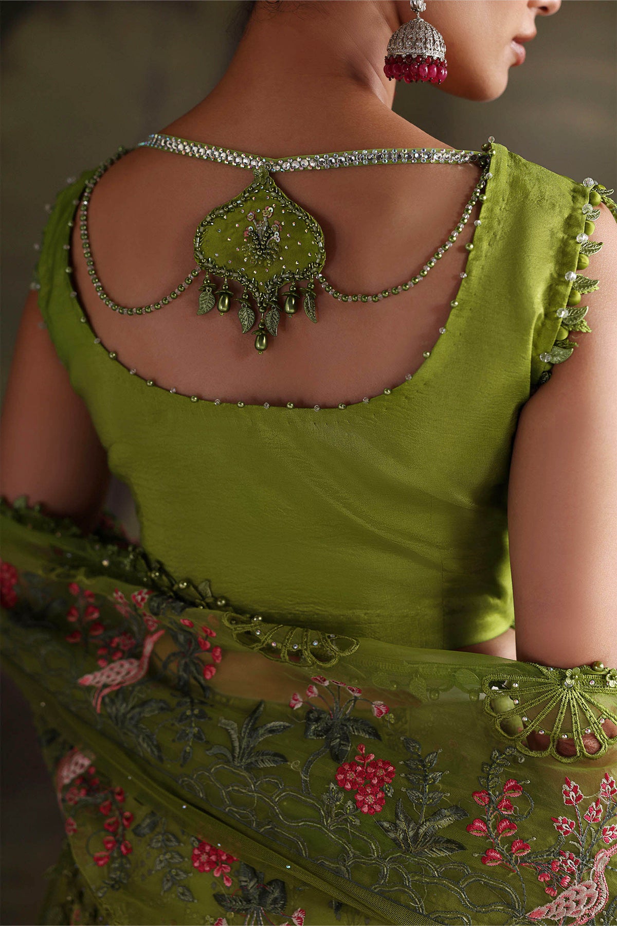 3 Piece Unstitched Embroidered Raw Silk Suit