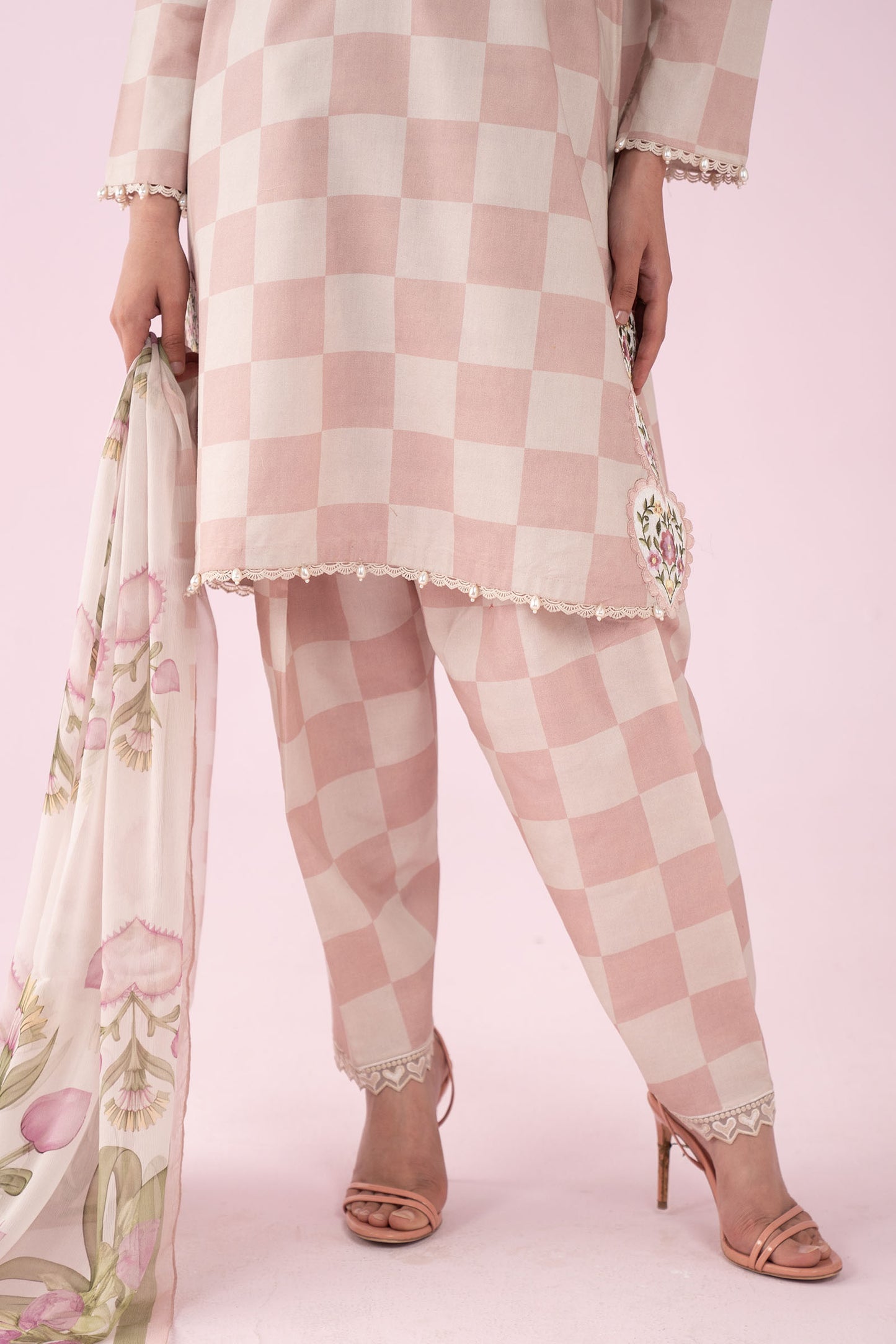 3 Piece Embroidered Lawn Suit