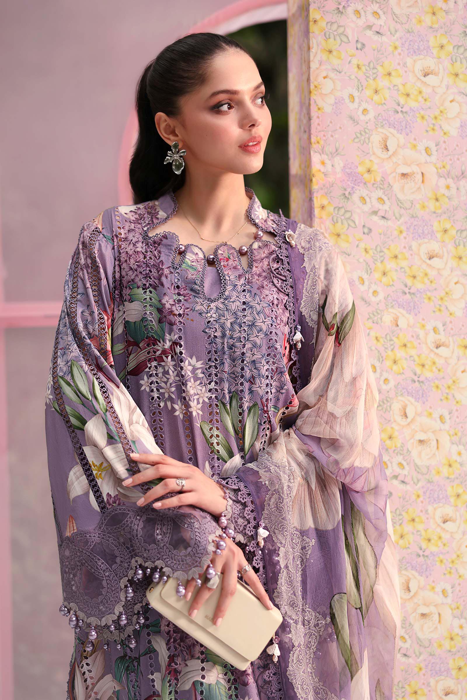 3 Piece Unstitched Embroidered Lawn Suit
