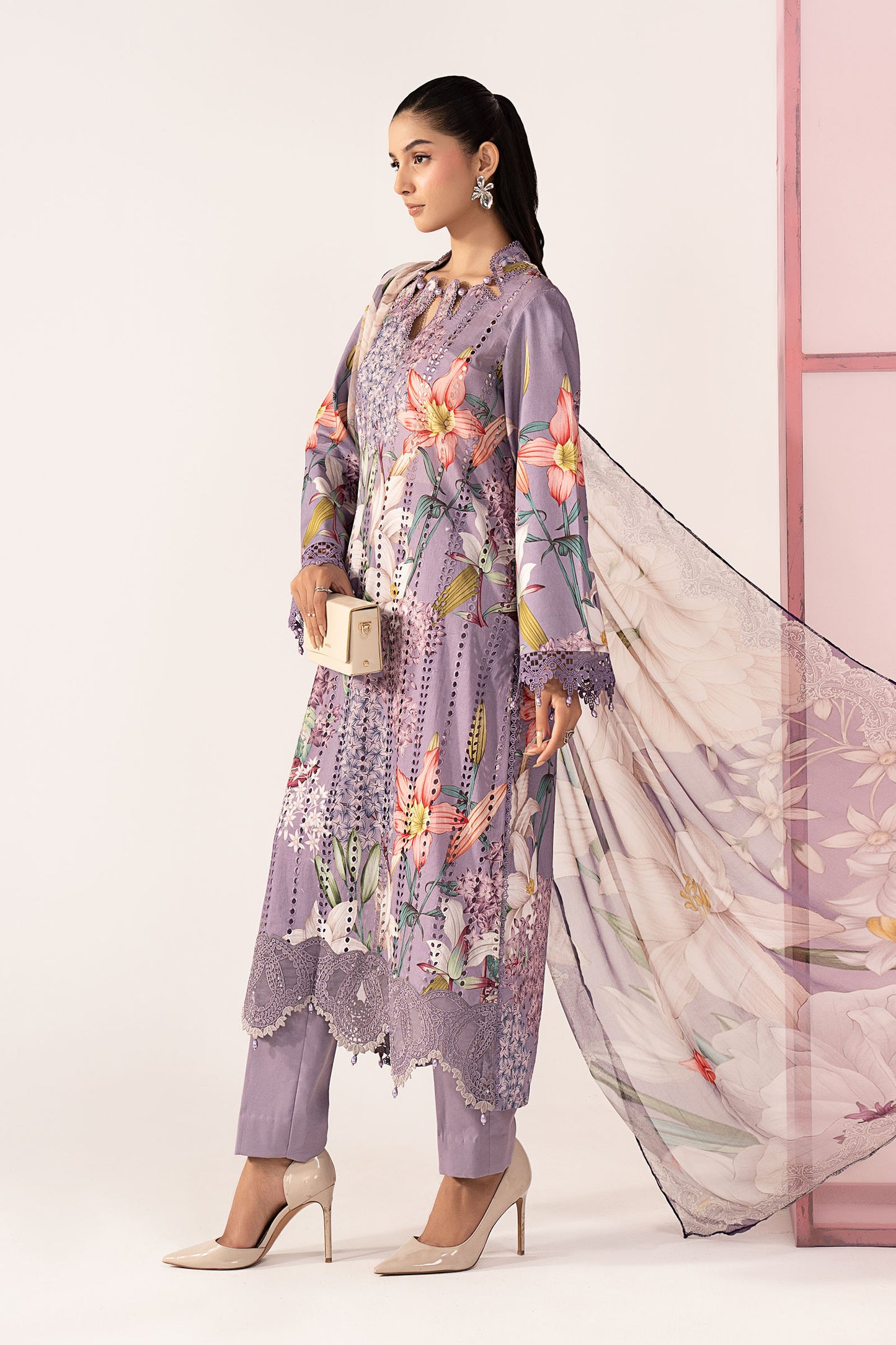 3 Piece Embroidered Lawn Suit