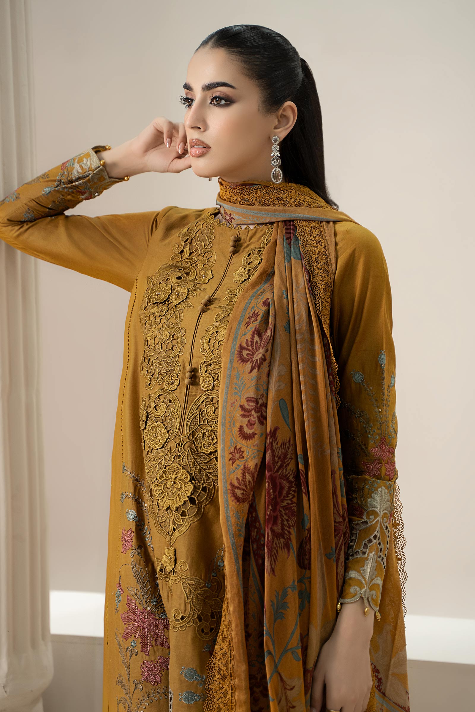 3 Piece Embroidered Lawn Suit | ELS-25-06