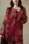3 Piece Embroidered Organza Suit