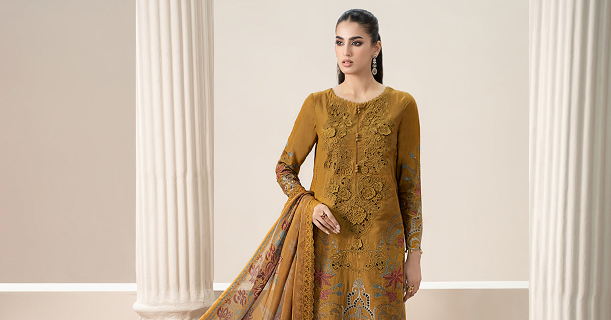 3 Piece Embroidered Lawn Suit | ELS-25-06