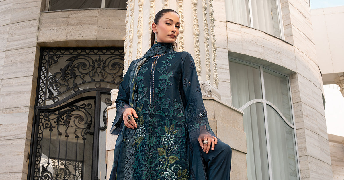 3 Piece Embroidered Lawn Suit