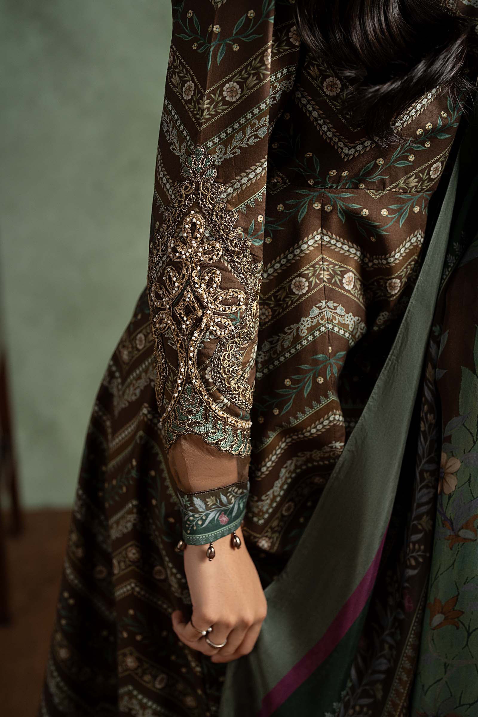 3 Piece Embroidered Cambric Suit