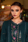 3 Piece Unstitched Embroidered Twill Linen Suit