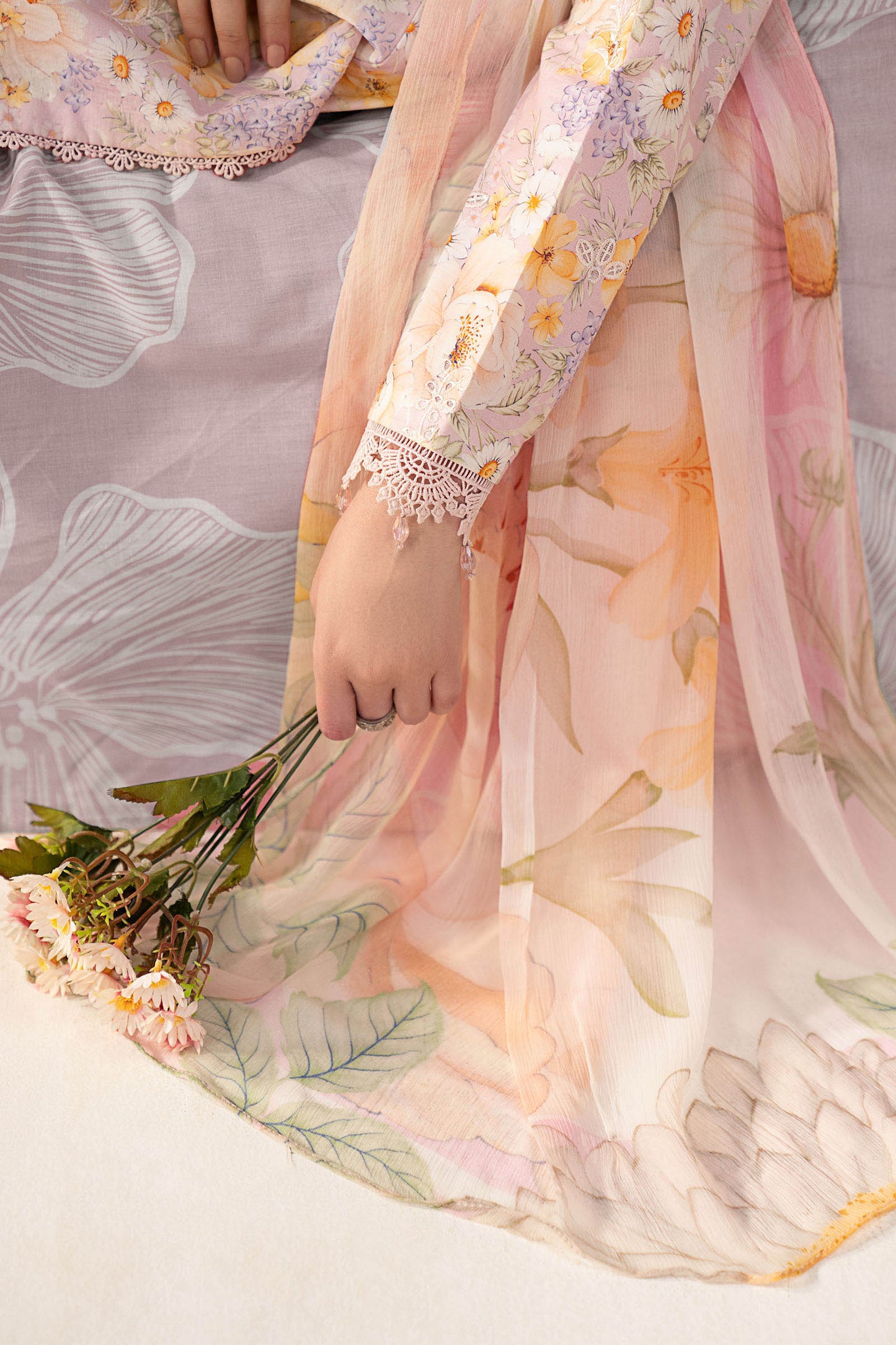 3 Piece Embroidered Lawn Suit