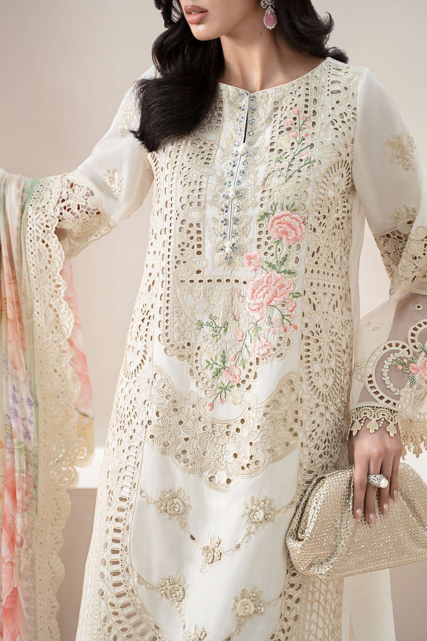 3 Piece Embroidered Lawn Suit | ELS-25-07