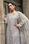 3 Piece Unstitched Embroidered Net Suit