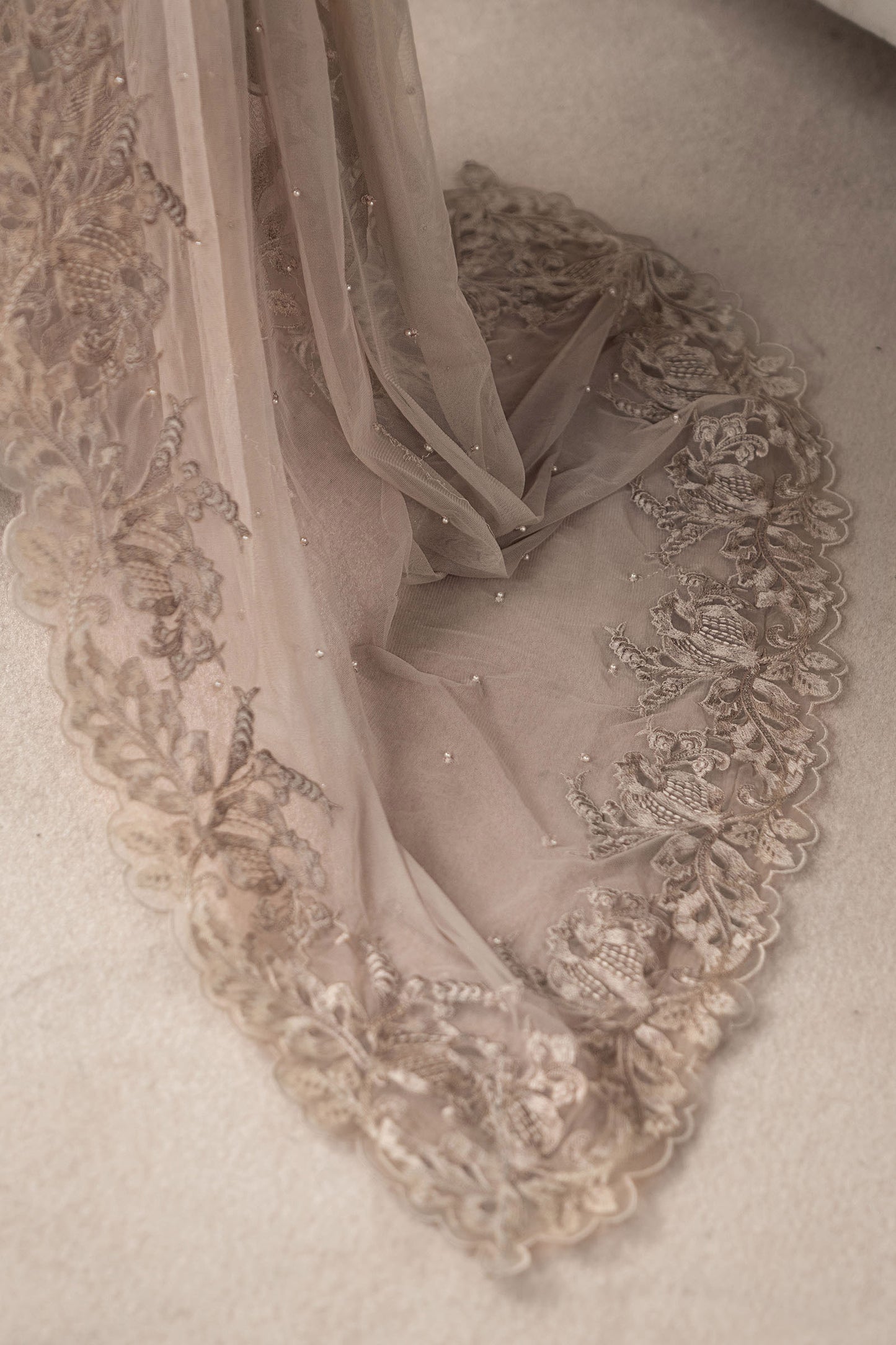 3 Piece Embroidered Chiffon Suit | MCS-25-107