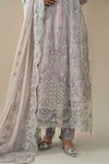 3 Piece Embroidered Net Suit