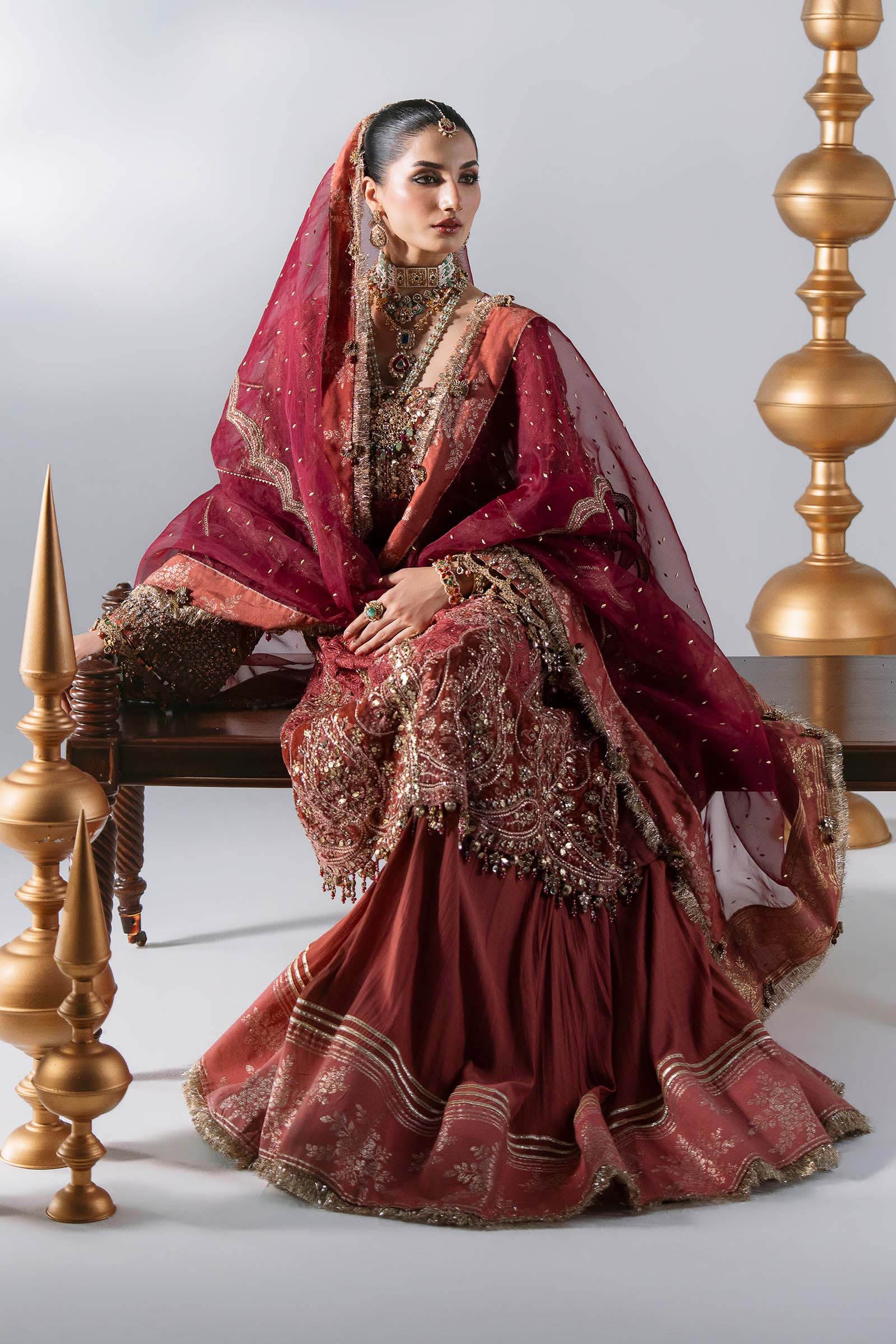3 Piece Unstitched Embroidered Organza Suit