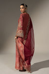 3 Piece Embroidered Organza Suit