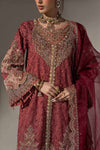 3 Piece Embroidered Organza Suit