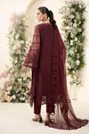 3 Piece Embroidered Chiffon Suit