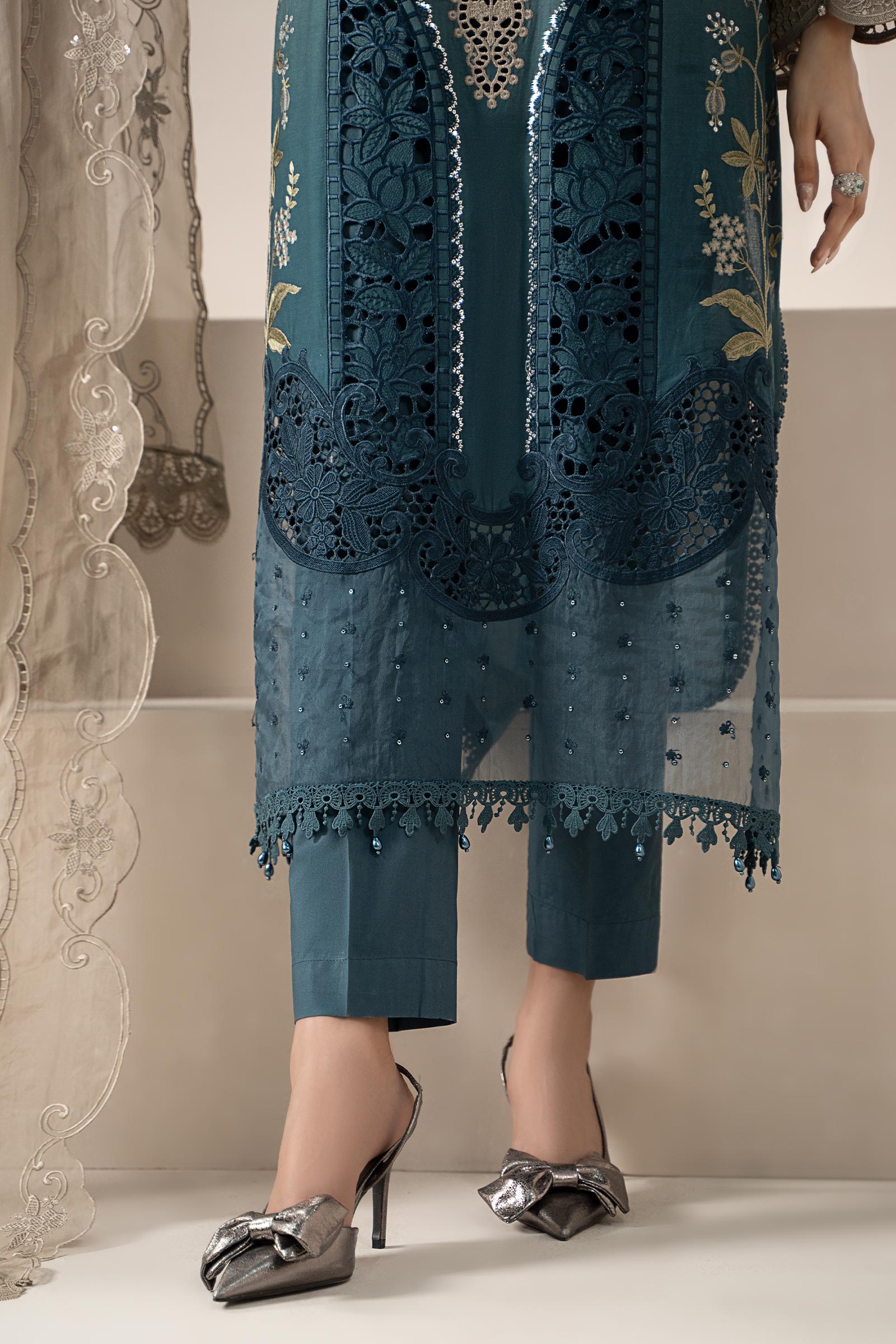 3 Piece Embroidered Lawn Suit | ELS-25-08