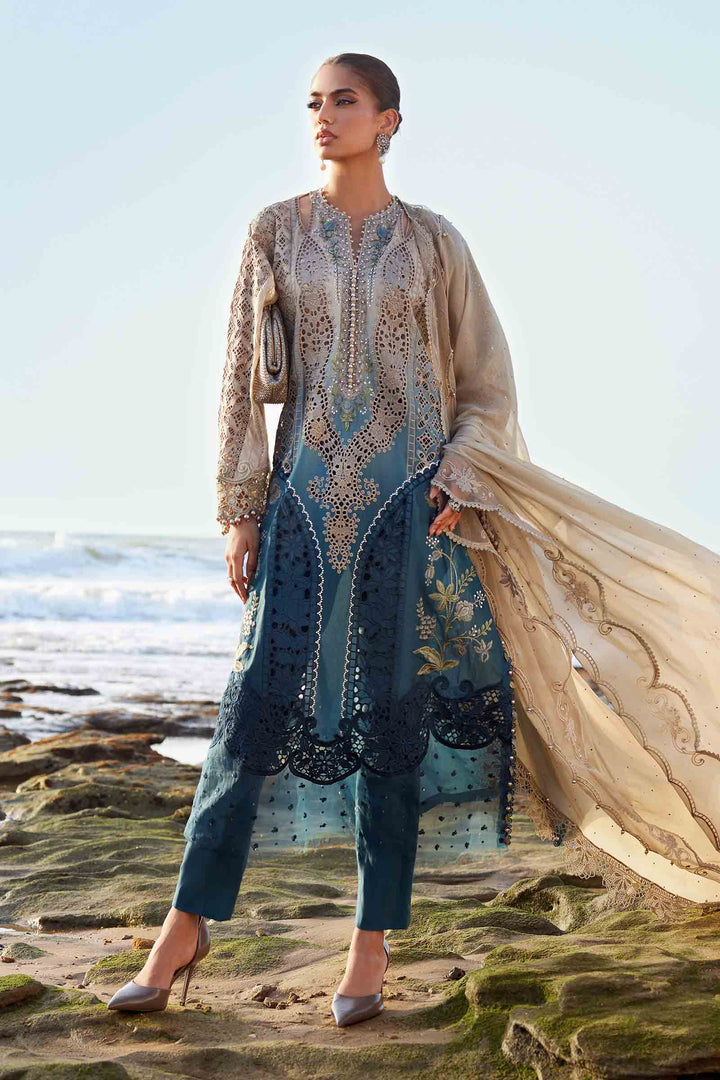 3 Piece Unstitched Embroidered Lawn Suit | EID LAWN-25-08 Lawn EL02508-999-CAT