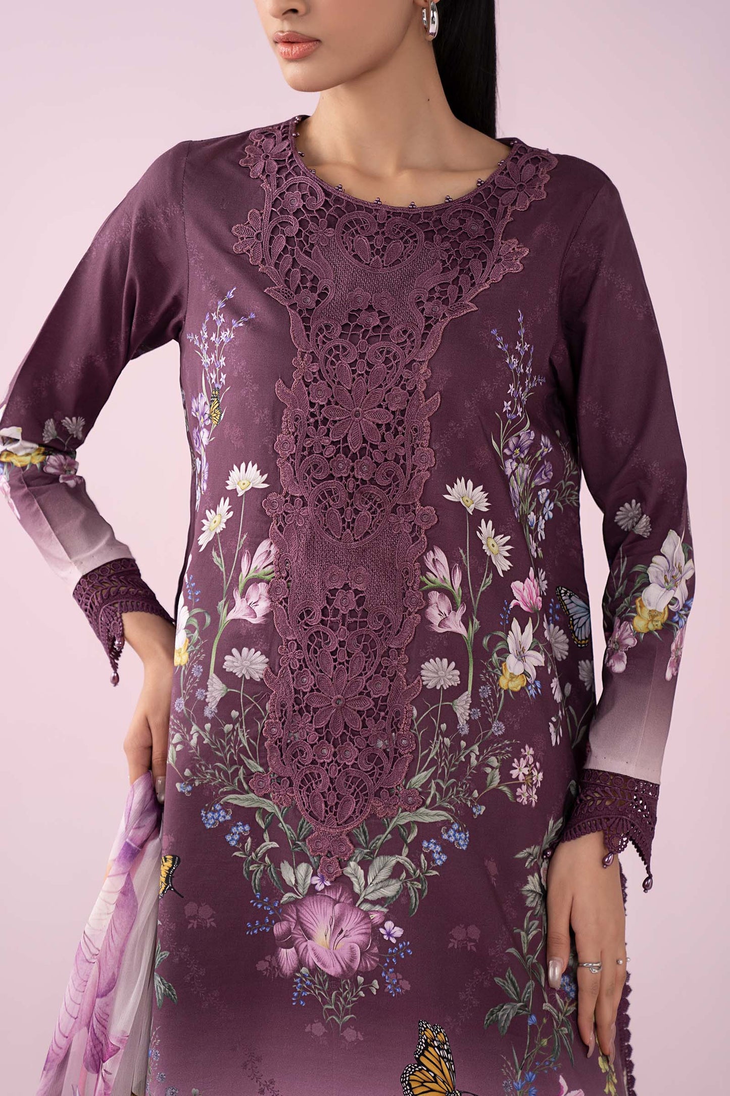 3 Piece Embroidered Lawn Suit