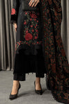 3 Piece Embroidered Linen Suit